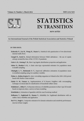 Statistics in Transition new series nr 1/2024
