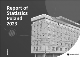 Cover of the publication Report of Statistics Poland 2023