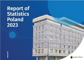 Cover of the publication Report of Statistics Poland 2023