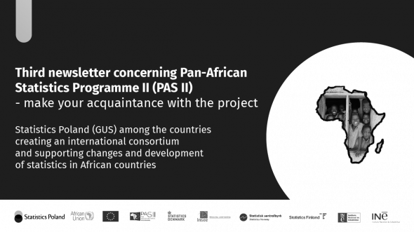 Third newsletter concerning Pan-African Statistics Programme II (PAS II)