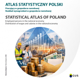Statistical Atlas of Poland. Employed persons in the national economy.