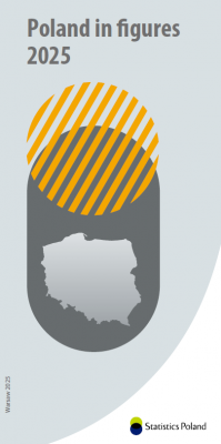 Cover of publication &quot;Poland in figures 2025&quot;