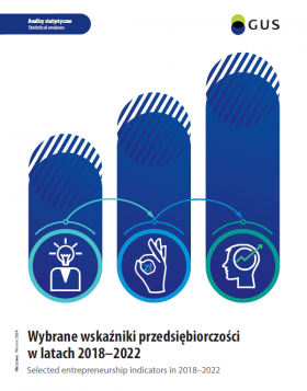 Cover of &quot;Selected entrepreneurship indicators in 2018–2022&quot; publication