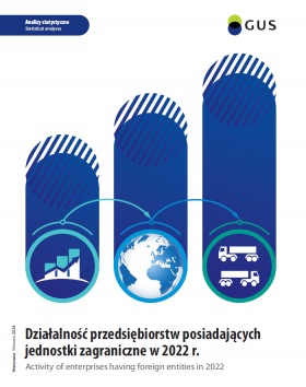 Cover of Activity of enterprises having foregin entities in 2022 publication