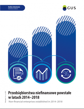 Cover of the publication Non-financial enterprises established in 2014-2018