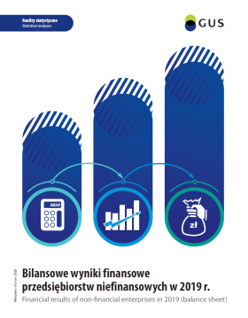 Cover of the publication &quot;Financial results of non-financial enterprises (balance sheet) in 2019&quot;