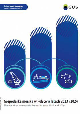 The maritime economy in Poland in years 2023 and 2024 Cover