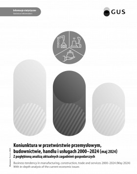 Cover of &quot;Business tendency survey in manufacturing, construction, trade and service 2000-2024 (May 2024)&quot; publication