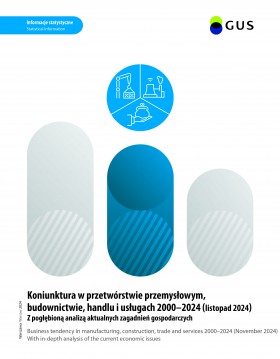 Cover of the publication Business tendency survey in manufacturing, construction, trade and service 2000-2024