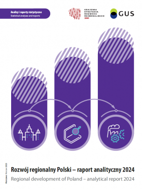 Cover of &quot;Regional development of Poland - analytical report 2024&quot;