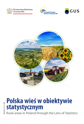 Cover of publication &quot;Rural Areas in Poland through the Lens of Statistics&quot;