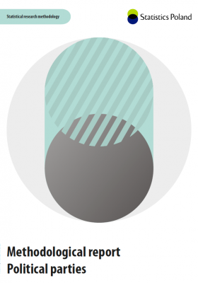 Methodological report - Political parties. Cover of the publication