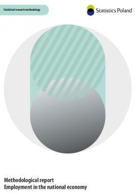 Methodological report Employment in the national economy. Cover of the publication