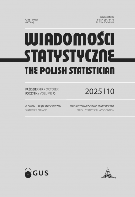 Wiadomości Statystyczne. The Polish Statisician by Statistics Poland and Polish Statistical Association. October 2025