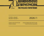 Wiadomości Statystyczne. The Polish Statistician nr 01/2026 Foto