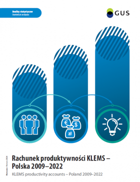Cover of &quot;KLEMS Economic Productivity Accounts – Poland 2007-2022&quot;