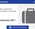 Uczestnictwo mieszkańców Polski (rezydentów) w podróżach 02-20.10.2017 r. Foto