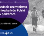 Badanie uczestnictwa mieszkańców Polski w podróżach 01-20.10.2018 Foto