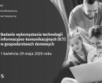 Wykorzystanie technologii informacyjno-komunikacyjnych (ICT) w gospodarstwach domowych –  SSI-10G,  SSI-10I Foto