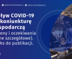 Wpływ COVID-19 na koniunkturę gospodarczą – oceny i oczekiwania (dane szczegółowe). Aneks do publikacji. Foto