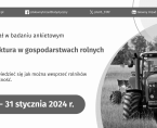 Badanie - Koniunktura w gospodarstwach rolnych AK-R, 12-31 stycznia 2024 Foto
