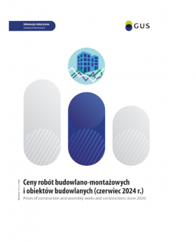 Okladka publikacji &quot;Ceny robót budowlano-montażowych i obiektów budowlanych (czerwiec 2024 r.)