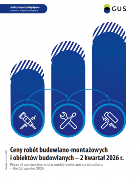 Okładka publikacji "Ceny robót budowlano-montażowych i obiektów budowlanych - 2 kwartał 2026 r."