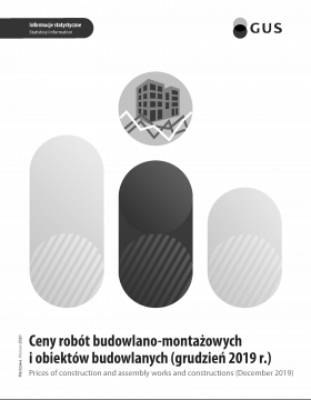 Okładka publikacji Ceny robót budowlano-montażowych i obiektów budowlanych (grudzień 2019 r.)