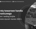 Obroty towarowe handlu zagranicznego ogółem i według krajów w okresie styczeń-marzec 2020 roku Foto