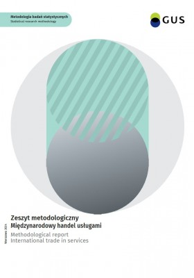 Zeszyt metodologiczny Międzynarodowy handel usługami Okładka