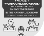 Pracujący w gospodarce narodowej według sekcji PKD 2007 Foto