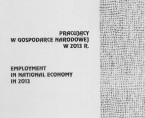 Pracujący w gospodarce narodowej w 2013 r. Foto