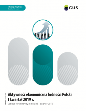 Okładka publikacji Aktywność ekonomiczna ludności Polski I kwartał 2019 roku