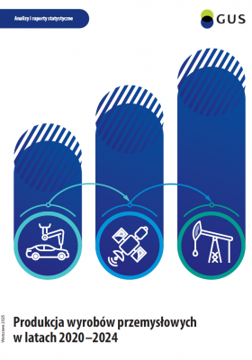 Produkcja wyrobów przemysłowych w latach 2020–2024 Okładka