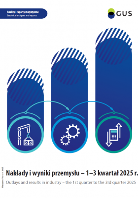 Okładka publikacji Nakłady i wyniki przemysłu 1-3 kwartał 2025 r.