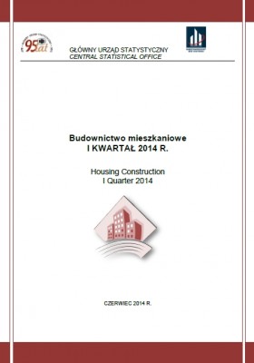 Okładka publikacji - Budownictwo mieszkaniowe. I kwartał 2014 r.