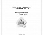 Budownictwo mieszkaniowe. I-IV kwartał 2015 r. Foto