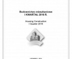 Budownictwo mieszkaniowe. I kwartał 2016 r. Foto