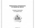 Budownictwo mieszkaniowe I-IV kwartał 2016 roku Foto