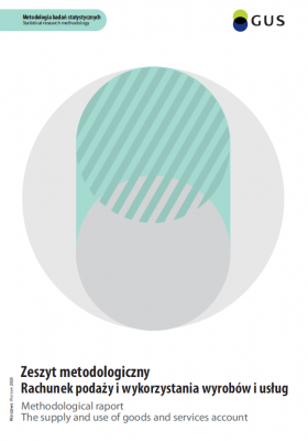 Okładka Zeszyt metodologiczny - Rachunek podaży i wykorzystania wyrobów i usług
