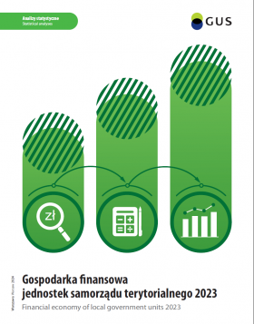 Okładka publikacji Gospodarka finansowa jednostek samorządu terytorialnego 2023