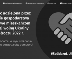Pomoc udzielona przez gospodarstwa domowe mieszkańcom Ukrainy w pierwszym półroczu 2022 r. w świetle wyników badania budżetów gospodarstw domowych Foto