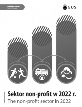 Okładka publikacji Sektor non-profit w 2022 roku