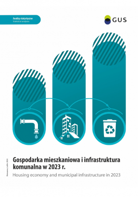 Gospodarka mieszkaniowa i infrastruktura komunalna w 2023 roku. Okładka