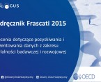 Podręcznik Frascati 2015 Foto