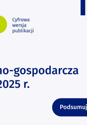 Sytuacja społeczno-gospodarcza kraju w 2025 r. - Cyfrowa wersja publikacji