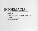 Informacja o sytuacji społeczno-gospodarczej kraju w maju 2014 r. Foto