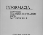 Informacja o sytuacji społeczno-gospodarczej kraju w styczniu 2015 r. Foto