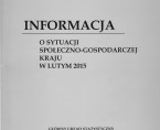 Informacja o sytuacji społeczno-gospodarczej kraju w lutym 2015 r. Foto