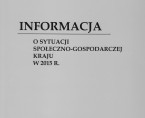 Informacja o sytuacji społeczno-gospodarczej kraju w 2015 r. Foto